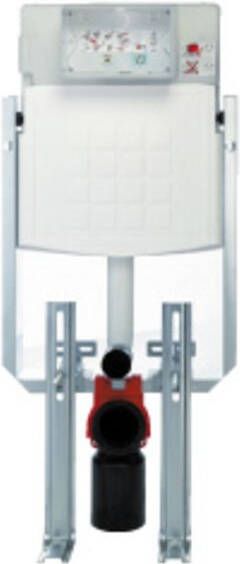 Burda Kombiset WC module met geberit inbouwreservoir UP320 met dual flush met frontbediening 511109 online kopen
