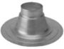BURGERHOUT ronde plakplaat aluminium doorvoer diameter 119mm plakplaat diameter 320mm hoogte - Thumbnail 4