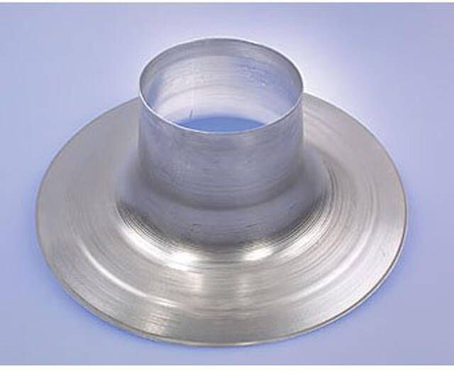 BURGERHOUT ronde plakplaat aluminium doorvoer diameter 119mm plakplaat diameter 320mm hoogte