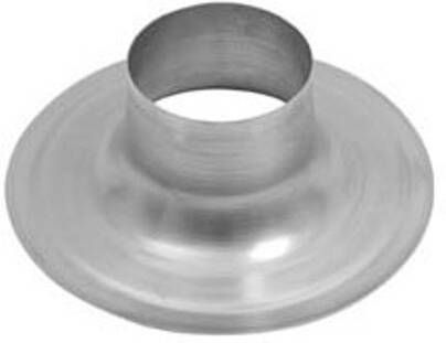 BURGERHOUT ronde plakplaat aluminium doorvoer diameter 138mm plakplaat diameter 320mm hoogte