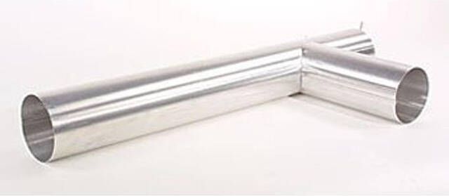 Burgerhout Aluminium roetzakpijp met steun zonder dop 110mm 400450507