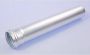 SOLAR Plus enkelwandige buis aluminium 100mm wand 1.5mm lengte 500mm steekeind mof met afdichting Gastec Qa grijs RAL7040 - Thumbnail 1