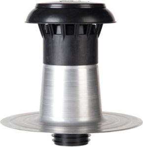 Burgerhout BM Vent 3000 Aluminium dakontluchting dubbelwandig met kunststof kap 70 80 mm 454107