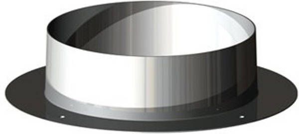 BURGERHOUT metalflex ronde plakplaat aluminium doorvoer diameter 157mm plakplaat diameter 157mm hoogte