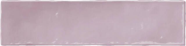 By Goof Moos wandtegel 6.5x26cm Pink glans (roze) SW07314476-7