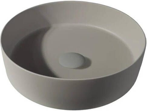 By Goof Waskom opbouw 39x10.8x39cm Solid surface Rond Mat Greige JBS6360