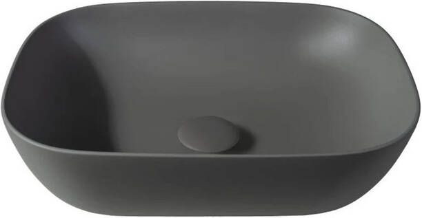 By Goof Waskom opbouw 46x12.2x34cm Solid surface Ovaal Mat Grijs JBS6354