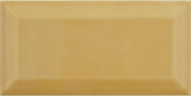 Cifre Ceramica Chic wandtegel 7.5x15cm 8mm Rechthoek Geel Glans SW07312175-4