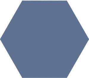 Cifre Ceramica Cifre Cerámica Hexagon Timeless Vloer- en Wandtegel Marine Mat 15x17cm Vintage Mat Blauw SW07311860-7