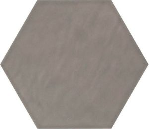 Cifre Ceramica Cifre Cerámica Wandtegel hexagon Vodevil Grey 17 5x17 5 cm Vintage Glans Grijs SW07310745-1