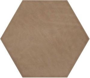 Cifre Ceramica Cifre Cerámica Wandtegel hexagon Vodevil Moka 17 5x17 5 cm Vintage Glans Bruin SW07310745-3