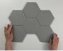 Cifre Ceramica Hexagon Timeless wand- en vloertegel 15x17cm 9mm Zeshoek Grijs mat glans SW07311860 - Thumbnail 1
