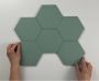 Cifre Ceramica Hexagon Timeless wand- en vloertegel 15x17cm 9mm Zeshoek Groen mat SW07311860-1 - Thumbnail 1