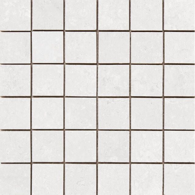 Cifre Ceramica MidTown wand- en vloertegel 30x30cm Betonlook White mozaiek mat (wit) SW07312604
