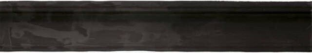 Cifre Ceramica Moldura wandtegel 5x30cm 8mm Rechthoek Black glans (zwart) SW07310862