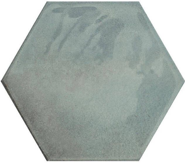 Cifre Ceramica Moon wandtegel 16x18cm 8.5mm Groen SW07312211-2