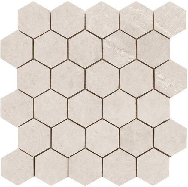 Cifre Ceramica Statale wand- en vloertegel 26.3x27.4cm Betonlook Sand mat (beige) SW07314546-3