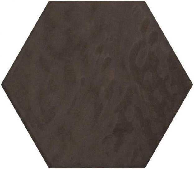 Cifre Cerámica Cifre Vodevil Antracite wandtegel hexagon 18x18 cm antraciet glans