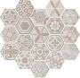 Cifre Cerámica Cifre Vodevil Ivory wandtegel hexagon 18x18 cm multicolor glans - Thumbnail 1