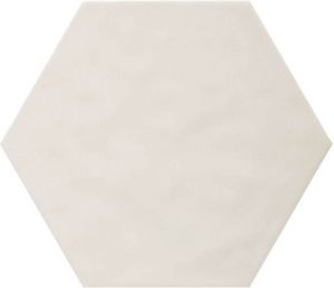 Cifre Cerámica Cifre Vodevil Ivory wandtegel hexagon 18x18 cm wit creme glans