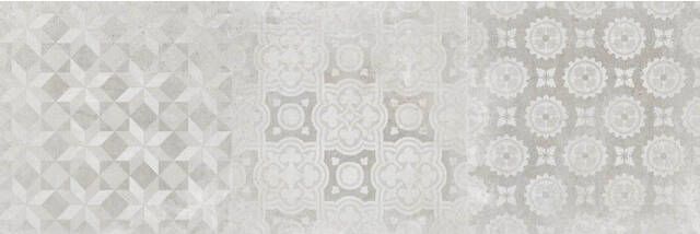 Cifre Ceramica wandtegel 40x120cm Rechthoek 11mm gerectificeerd Betonlook Decor White SW07310351-4
