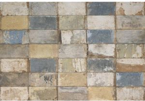 Cir Havana Vloer- en wandtegel 10x20cm 10mm R10 porcellanato Old Havana Mix 1270075
