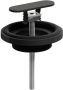 Clou afvoerplug en sifon aansluiting voor flush first fontein zwart mat CL 1060.3000.21 - Thumbnail 1