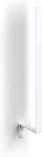 Clou Fold toiletrolhouder zonder klep 14 7x7 5x3cm geborsteld RVS