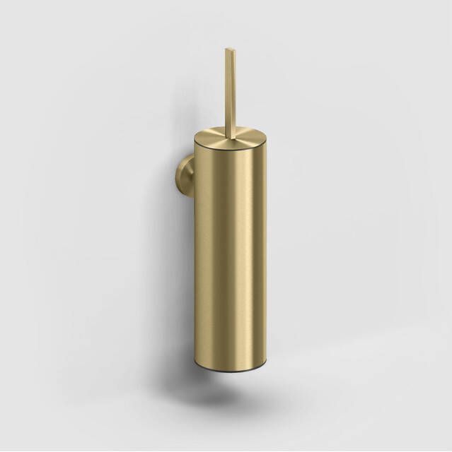 Clou Flat toiletborstelgarnituur wandmodel goud geborsteld PVD CL 09.02041.82 - Foto 2