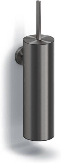 Clou Flat toiletborstelgarnituur wandmodel gunmetal geborst. PVD CL 09.02041.84