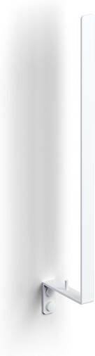 Clou Fold toiletrolhouder zonder klep 14 7x7 5x3cm geborsteld RVS