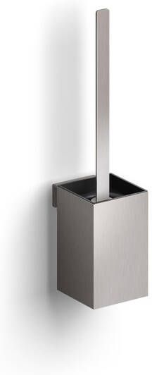 Clou Fold toiletborstelgarnituur 35.5cm hoog wandmodel geborsteld RVS CL 09.04041.41