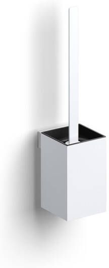 Clou Fold toiletborstelgarnituur 35.5cm hoog wandmodel mat wit CL 09.04041.20