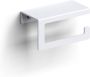 Clou Fold toiletrolhouder zonder klep gebogen model mat wit CL 09.04029.20 - Thumbnail 1