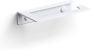 Clou Fold toiletrolhouder zonder klep met planchet 14 7x7 5x7 5cm geborsteld RVS - Thumbnail 1