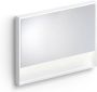 Clou Look at Me spiegel met 2700K LED-verlichting met een omlijsting in mat wit. 110x8x80 (bxdxh) - Thumbnail 1