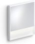 Clou Look at Me spiegel met 2700K LED-verlichting met een omlijsting in mat wit. 70x8x80 (bxdxh) - Thumbnail 1