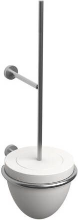 Clou Slim toiletborstelgarnituur 13.2x37cm rvs geborsteld CL 09.03042.41 - Foto 1