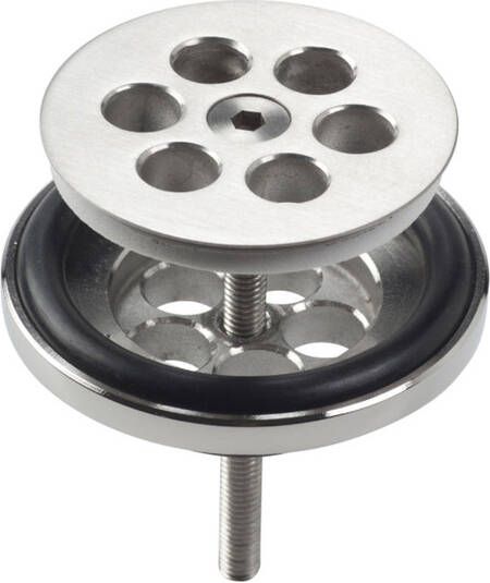 Clou Wash Me plug voor siliconen waterstop rvs geborsteld CL 06.51020.41