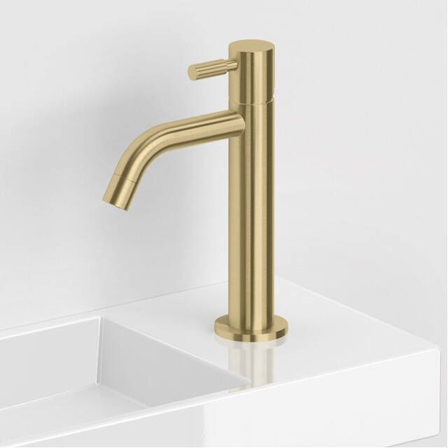 Clou Xo Wastafelmengkraan 18.8cm geborsteld goud CL 06.14013.82