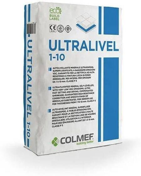 Colmef Ultralivel 1-10 mm zak à 25 kg COL1025