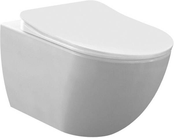 Creavit Design Hangend Toilet 35.3x51cm mat wit FE320-11MB00E-0000