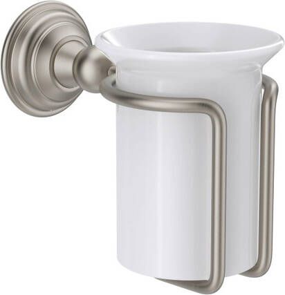 Crosswater Belgravia Bekerhouder Brushed Nickel (RVS) BL003L