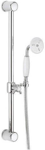 Crosswater Belgravia Glijstangset 60cm handdouche doucheslang chroom BELPACKAGE1