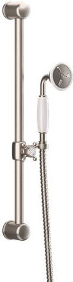 Crosswater Belgravia Glijstangset 60cm handdouche doucheslang geborsteld messing (goud) BELPACKAGE1F