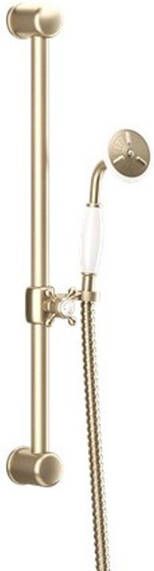 Crosswater Belgravia Glijstangset 60cm handdouche doucheslang geborsteld nikkel (RVS) BELPACKAGE1L