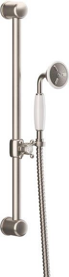 Crosswater Belgravia Glijstangset 60cm handdouche doucheslang geborsteld nikkel (RVS) BELPACKAGE1L