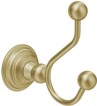 Crosswater Belgravia Handdoekhaak dubbel geborsteld messing (goud) BL022F