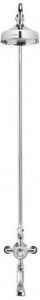 Crosswater Belgravia showerpipe thermostatische met 20cm regendouche met baduitloop chroom BEL_BSM