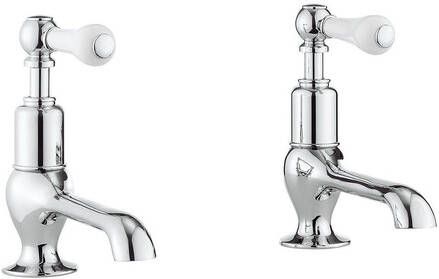 Crosswater Belgravia Wastafelkranen koud warm 2 gats hendel chroom BL140DNC_LV
